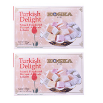 코스카 터키쉬 딜라이트 믹스플레이버 젤리, 125g, 2개