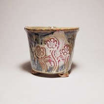 고구려화분 국산 여주 도자기 꽃그림 다육용 화분