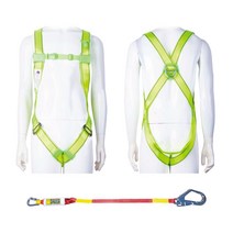 (모두팜) 전체식(ST)대구경 웨빙 죔줄 안전그네 산업용 안전벨트 건설현장 고소작업 추락방지 공사장 안전장비