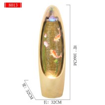 달무드등 분수대 가습기 분수순환 인테리어 수재개장 선물, 옐로우 106cm