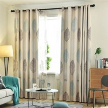 방음커튼 거실 식당 레스토랑 커튼 흡음 커텐 북유럽 스타일의 암막 창 주방 블라인드 잎