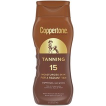 Coppertone 태닝 썬크림 로션 SPF 15 8온스