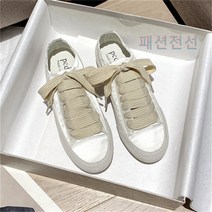 여성캔버스화 스페인 슬림 새틴 화이트 슈즈 여름 스니커즈