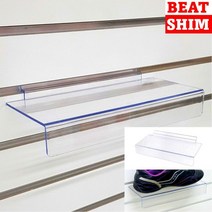 스페이스월 신발브라켓 소품진열대 투명진열대 아크릴거치대