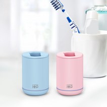 [1+1행사] 아이이피 칫솔살균기 i100 UVC멸균 2종 세트, 블루, 화이트