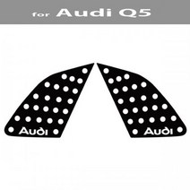 ArtX 아우디 Q5 2020~ 쿼터글라스 C-필러 플레이드 몰딩, 레드