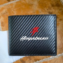 바이크 오토바이 스즈키 하야부사 GSX1300R 탄소 섬유 가죽 지갑 카드 패키지 자동차 액세서리, 01 HAYABUS a