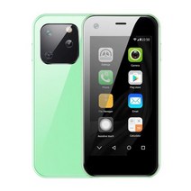 저녁 미니 3G 스마트 폰 SOYES XS13 P40 Mi12 쿼드 코어 안드로이드 6.0 듀얼 Sim 소형 휴대 전화 Google, 12 XS13 Green