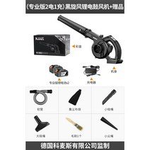 고출력 집진기 업소용 소형 이동식 저소음 미니 목공용 산업용 건식 먼지 습식 가정용, [실속]본체+배터리*2+충전기+연결관+먼지통+흡입구+붓