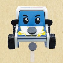 폴리스자석자동차 만들기 5인세트 과학 놀이 실험, 상세페이지 참조