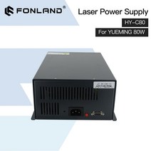 레이저 커팅기 라벨 프린터 조각기FONLAND HY-C80 CO2 레이저 전원 공급 장치 80W YUEMING 조각/절단 기계, 02 220V