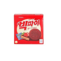 크라운 빅파이딸기 324g 1개 아이 사무실 간식 과자, 스타러브 본상품