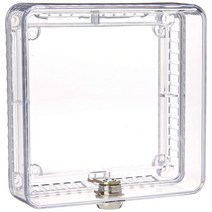 Honeywell Home CG510A 온도 조절기 가드 스몰 높이 11.9 x 너비 11.4cm(4.375 x 4.375인치) 이하 온도 조절기에 적합, 단일사이즈