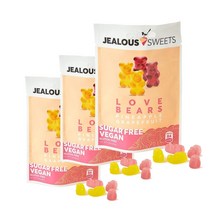 젤러스 스윗 무설탕 러브 베어 젤리 40g 3팩 Jealous Sweets Sugar Free Love Bears