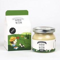 이제주몰 하양한 수제밀크잼 우유만(110g)x2개, 단품없음