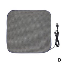 최신 car air ventilated fan 방석 car seat pad 환기 쿠션, 진홍
