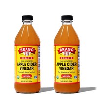 아름다운정성 미국산 유기농사과식초 과일생즙 발효식초, 사과식초 473mlx2병, 2병, 473ml