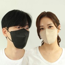 a&p마스크 새부리형 써멀본드 칼국수끈 6색 컬러마스크 KF94 대형 100매, 에이앤피 마스크 KF94 대형, 화이트