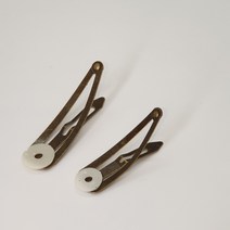 무니켈 엔틱 버니쉬 단추 삼각 똑딱핀 6cm 10개