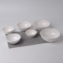 멜라민그릇 한식볼 (4볼-10볼) 업소용 면기, 한식6볼