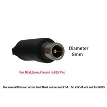 36V 전기 스쿠터 스케이트 보드 42 V 충전기 4A Ebike 자전거 휠체어 MI Mijia M365 Pro 8MM 팬 포함
