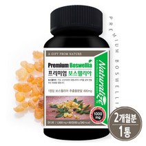 관절 연골 보스웰리아 환 원물 캡슐 덩어리 초록잎홍합 상어연골 무릎 손목 보스웰릭산 고농축 효능 HACCP 식약청 인증, 1박스, 2개월분용