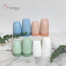 하우홈즈 심플 휴대용 파스텔 실리콘 샴푸 공병 여행용 화장품 소분 용기 리필 튜브, 핑크(90ml대)