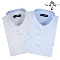 용감한부부 오마샤리프 반팔와이셔츠 일반핏 OEL70572 스트라이프 빅사이즈 95~110