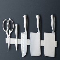 구디푸디 304스테인레스 자석 칼걸이 칼꽂이 거치대, 풀스텐 (소 30cm)