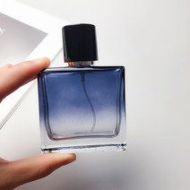 향수병 분병 유리병 화장품 스프레이병 남자 30ml 사진 촬영 소품 세트, 50Ml사각형그라디언트블루
