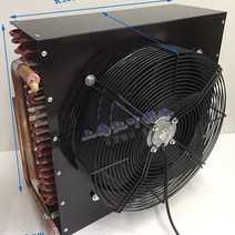 물콘 열 교환기 수냉식 판형 쿨러 공냉식 냉각 냉방, 소형1.5HP음영기둥팬(9.8평방)