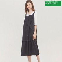 베네통 베네통 라비앙 테잎 원피스 BAOP62131_BK