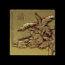 나무문진 황동문진 서진 서예 회화 Xuan 조각 학생 금속 무게, A11