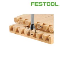 페스툴 라우터비트_도브테일 HW VS600 / 491165, 단품