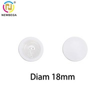 안드로이드 NFC 휴대폰용 Mfare 클래식 RFID 태그 1K EV1 S50 13.56 MHz F08 레이블스티커, 한개옵션1, 01 Dia18mm 20 PCS