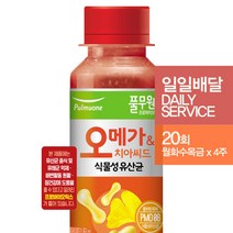 풀무원 [정기배달]식물성유산균 오메가&치아씨드 총20회(월~금*4주) 유산균, 130ml, 20회 배달
