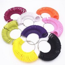 반지게이지 반지호수 치수 측정기 링게이지 퍼플, 플라스틱링게이지(퍼플), 1개