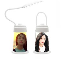 블랙핑크 굿즈 선물 야간라이트 기능 독서등 USB충전 휴대용 포토카드 LED 등, 포토카드 LED조명, 지수 02