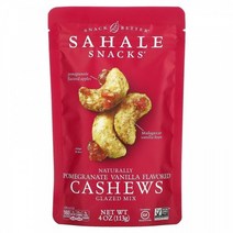 Sahale Snacks 캐슈 석류 + 바닐라 포함 4 0 oz (113 g)