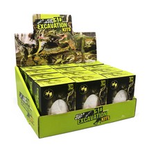 흙덩이 발굴 장난감 DIY 고고학 공룡 미라 보석 어린이 익지 탐색 장난감 크로스보더 도매, 고고학 중 골격 507 (단일 랜덤)