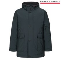 VEST 2IN1 다크네이비 후드 구스 다운 숏 점퍼 (FBDJX6507)