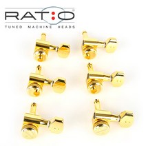 Graphtech - Electric Ratio Locking 6-Line Contemporary Mini / 그라프텍 락킹 헤드머신 Gold (PRL-8721-G0), *, *