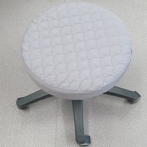 베드연구소 마사지 미용 병원 보조의자 원형둥근의자 면혼방 커버, 11.모카