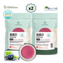 빌베리가루 루테인 빌베리 분말 효능, 2팩, 500g