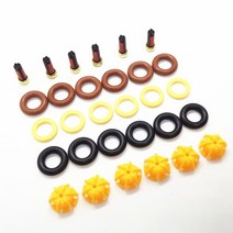 연료 인젝터 BMW E30 325I M60 V8 핀틀 밸브 분사용 세트 연료 인젝터 수리 키트 0280150415 13641466396, 한개옵션0