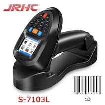 [케이로] 351541 JRHC 1D 2D 바코드 스캐너 자동 무선 QR 리더 데이터 수집기 휴대용 크래들 수신기 충전, S7103L-black 1D_기타