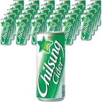 롯데칠성음료 칠성사이다, 240개, 210ml