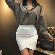 칼리제이 스판 튤립 미니 스커트