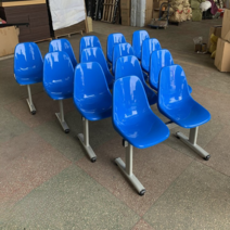 3-4인용 버스 정류장 의자 지하철 흡연실 포토존 야구장, 4인용 플라스틱 오렌지