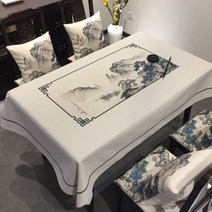 현대 미니멀리스트 식탁보 클래식 커피 직사각형 웨딩 장식 테이블 매트 맨틀, 40x70cm15x27inch, 5